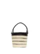 Sensi Studio Strohtasche mit Streifen