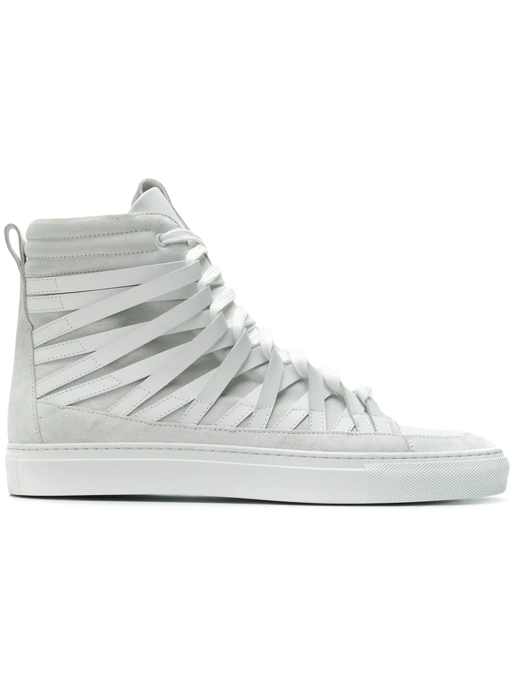 DAMIR DOMA DAMIR DOMA X OFFICINE CREATIVE STRAPPY HI-TOP SNEAKERS,DD53579FALSOFDEBIB12992637