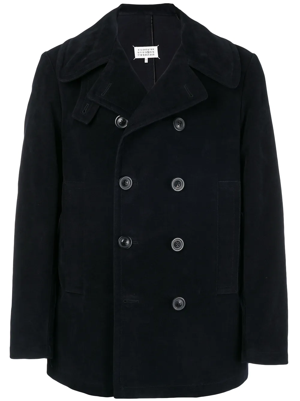 Cotton Margiela Coat Maison breasted Double felt wPxqO5Xaz