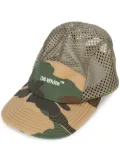 Off-White logo camouflage baseball cap - Green