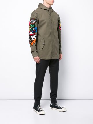 Hacmania patch hooded coat展示图