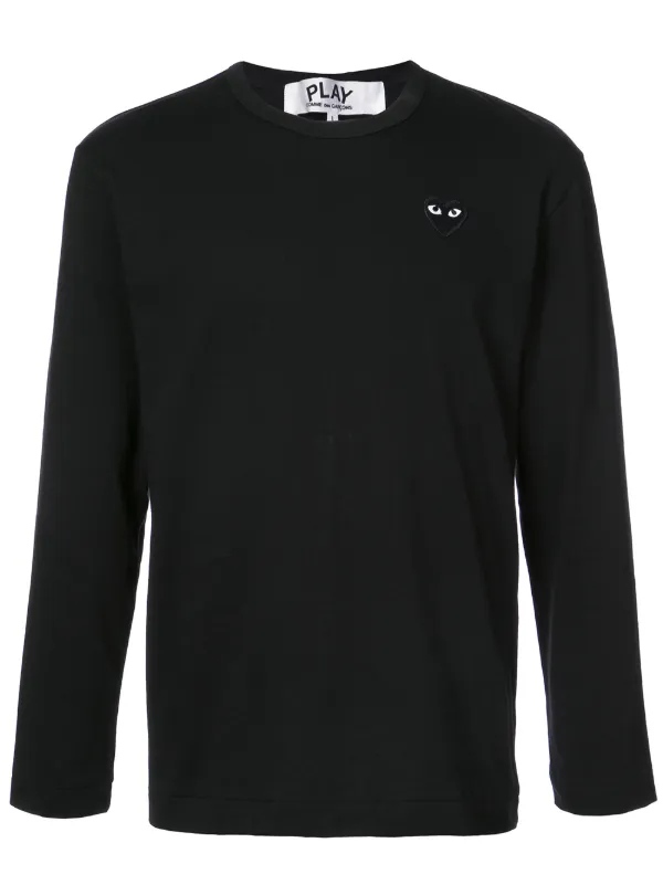 comme de garcon long sleeve t shirt