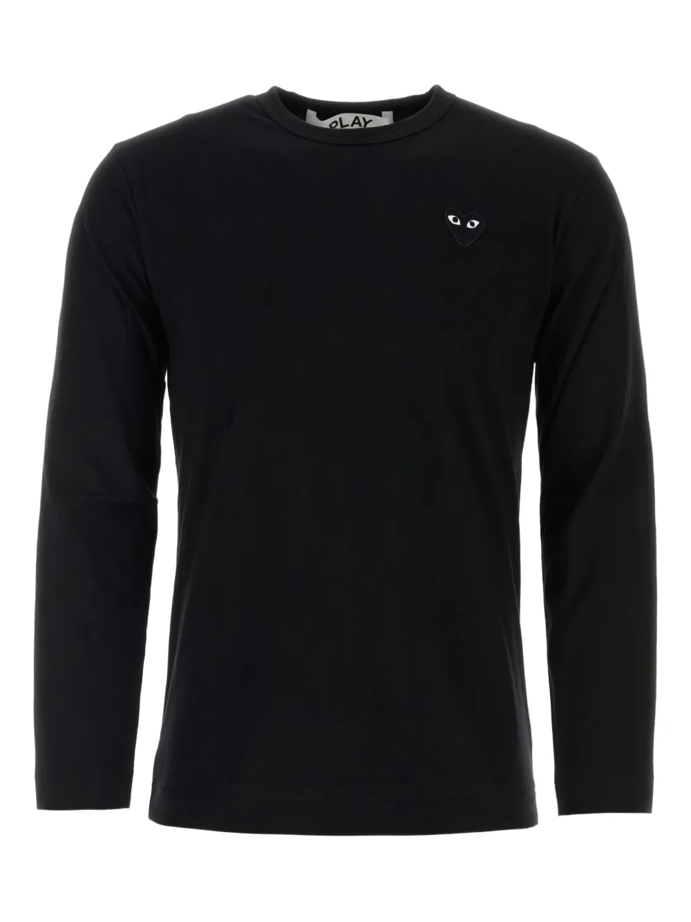 Comme Des Garçons Play ハートロゴ ロングTシャツ - ブラック Comme Des Garçons Play ハートロゴ ロングTシャツ - ブラック