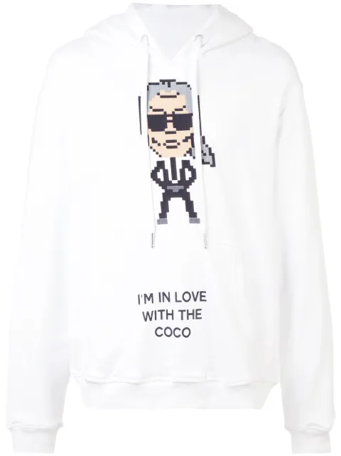 Mostly Heard Rarely Seen 8-Bit Coco print hoodie