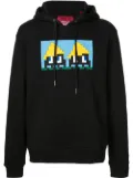 Mostly Heard Rarely Seen 8-Bit Yellow hats hoodie - Black
