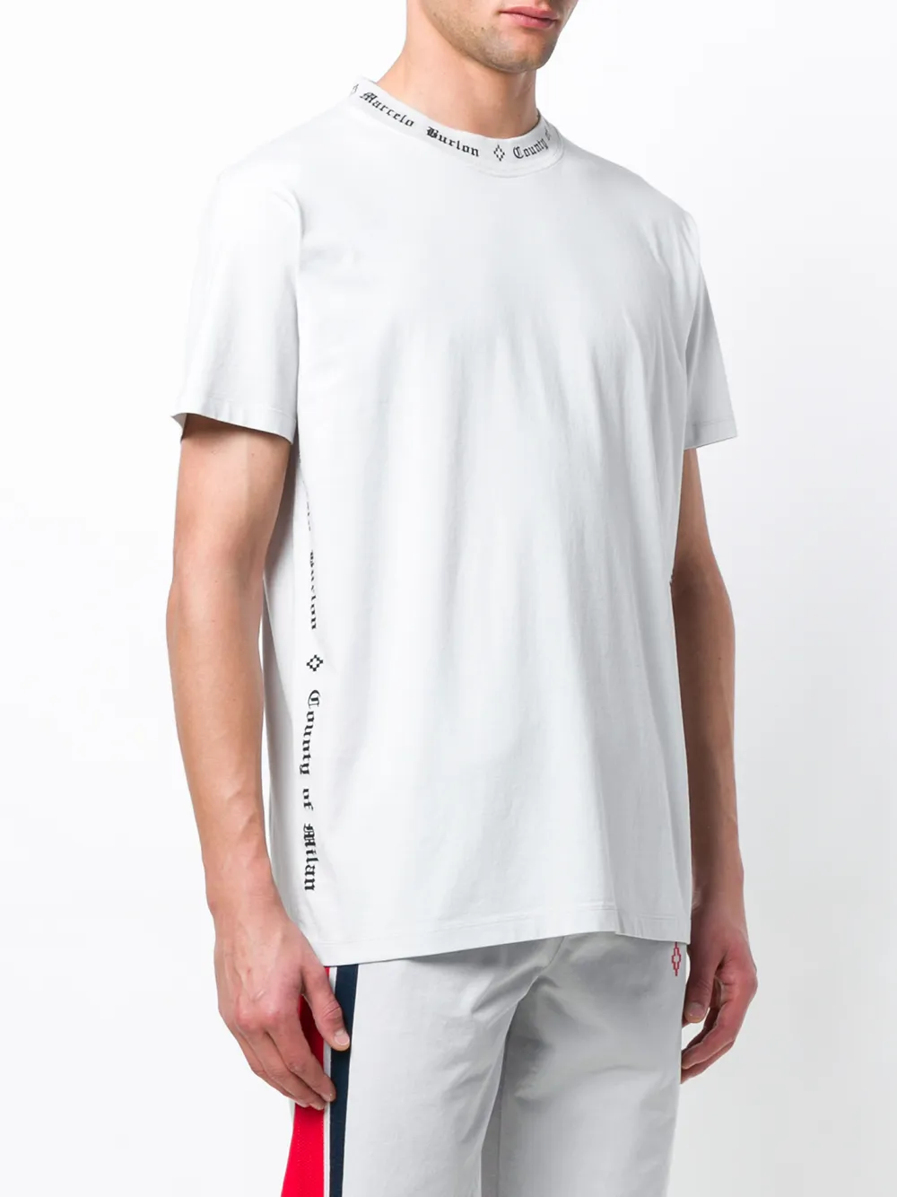 COUNTY OF MILAN t-shirt met korte mouwen en logo Grijs