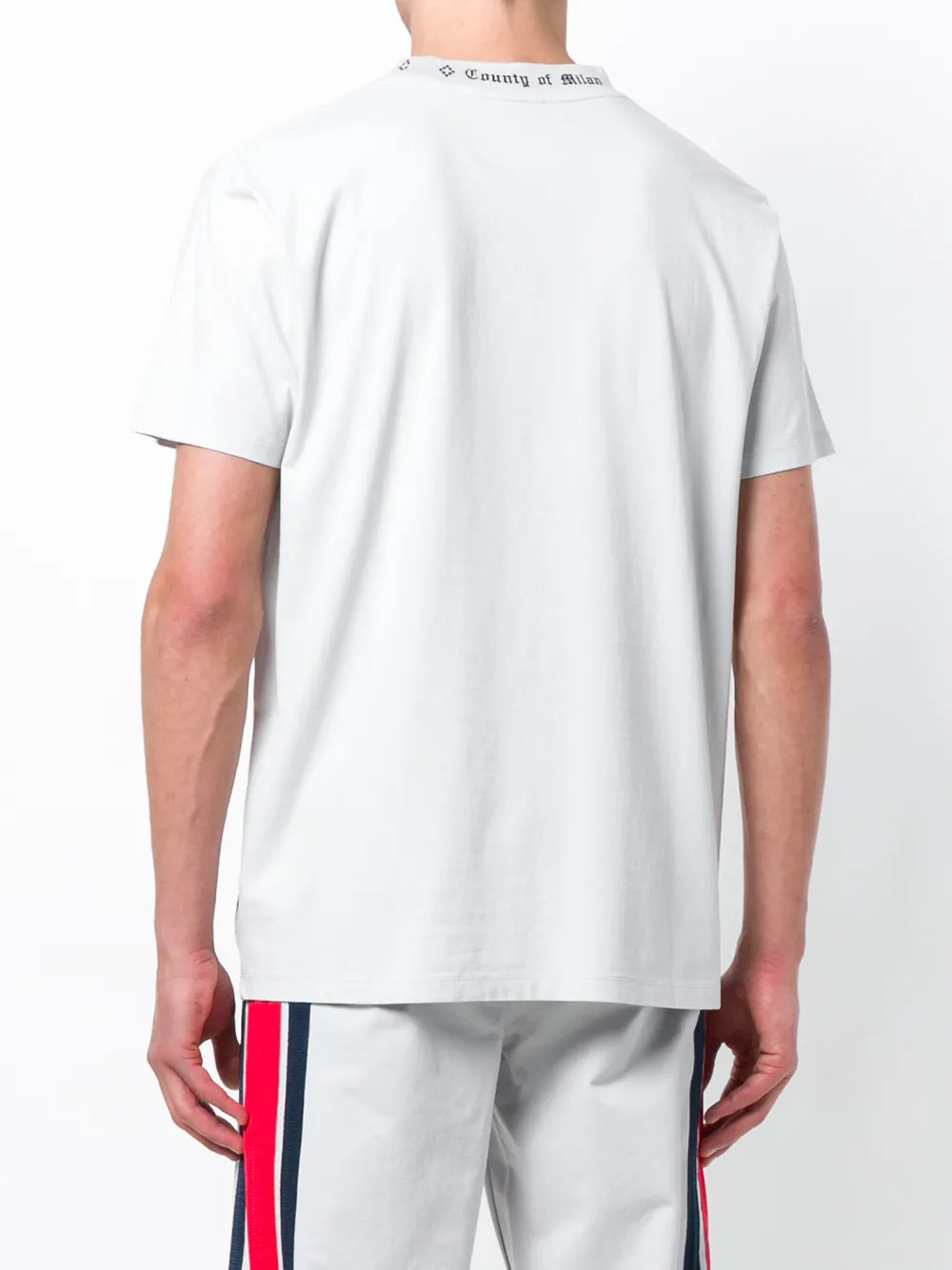COUNTY OF MILAN t-shirt met korte mouwen en logo Grijs