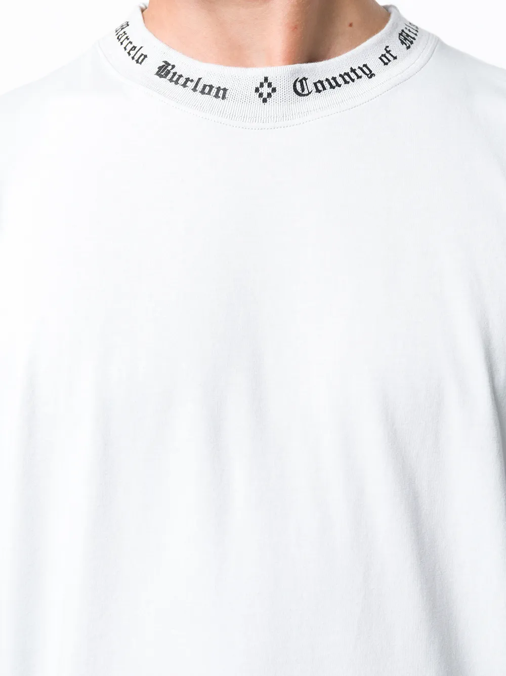 COUNTY OF MILAN t-shirt met korte mouwen en logo Grijs