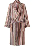 Paul Smith striped belted bathrobe - Multicolour