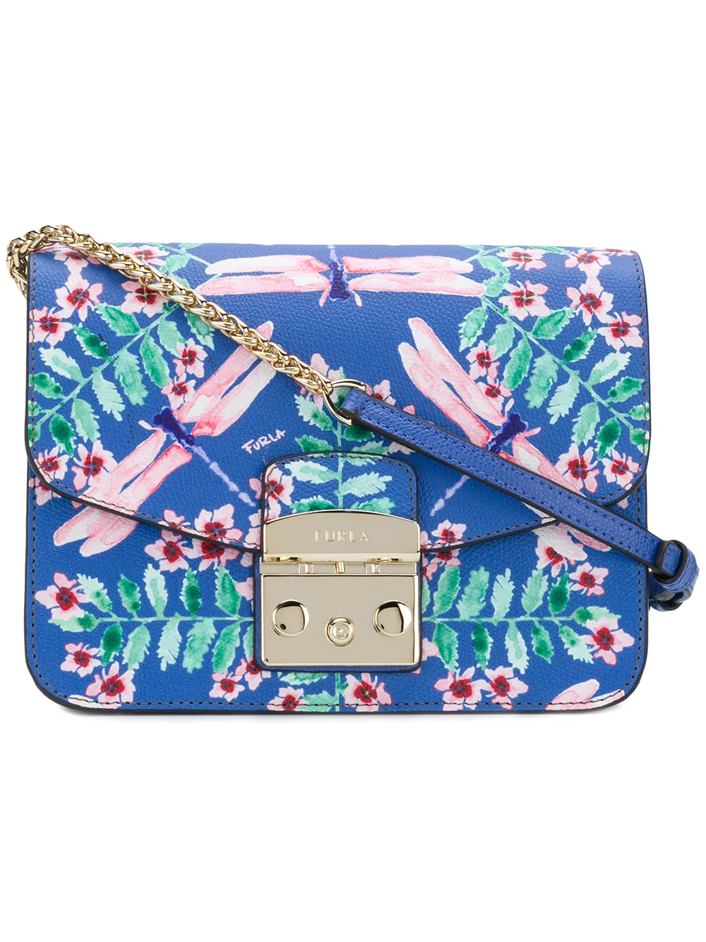 Furla Dragonfly Print Metropolis Bag Farfetch