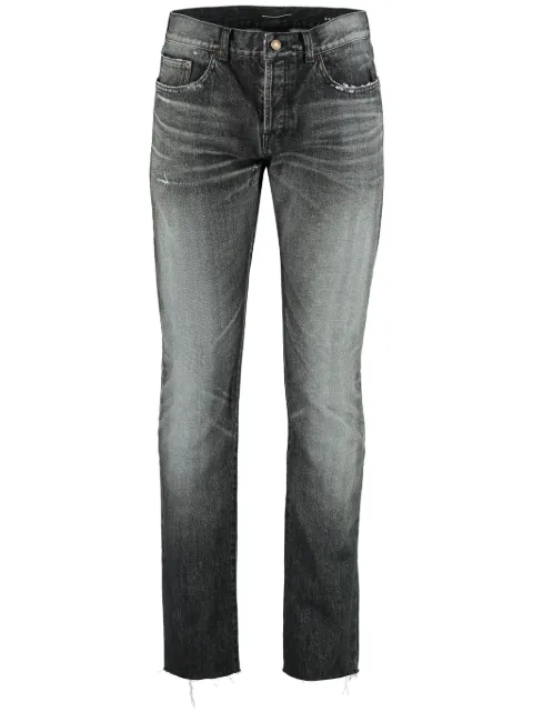 Saint Laurent jeans rectos envejecidos
