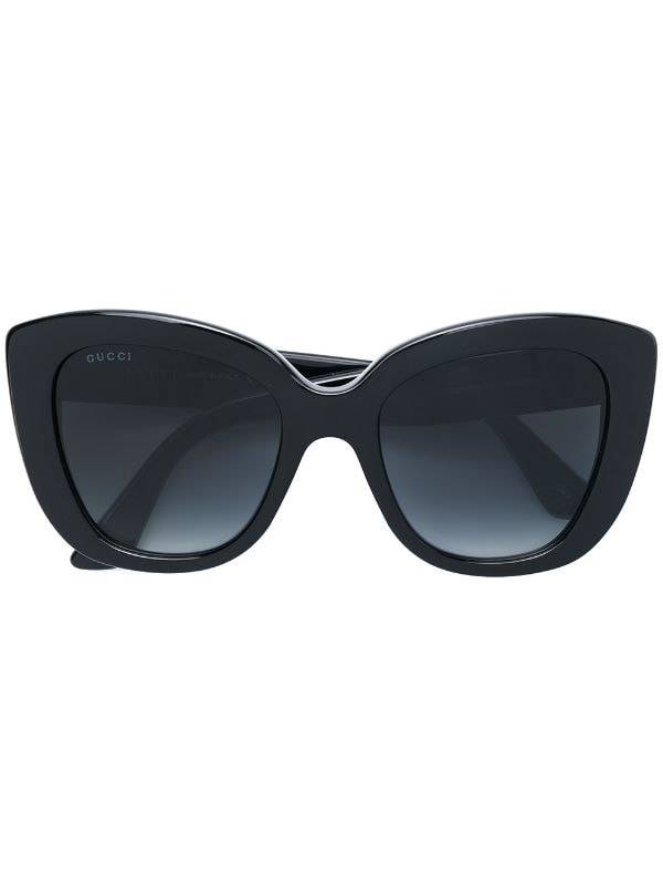 Cat Eye Sunglasses in Black - Gucci