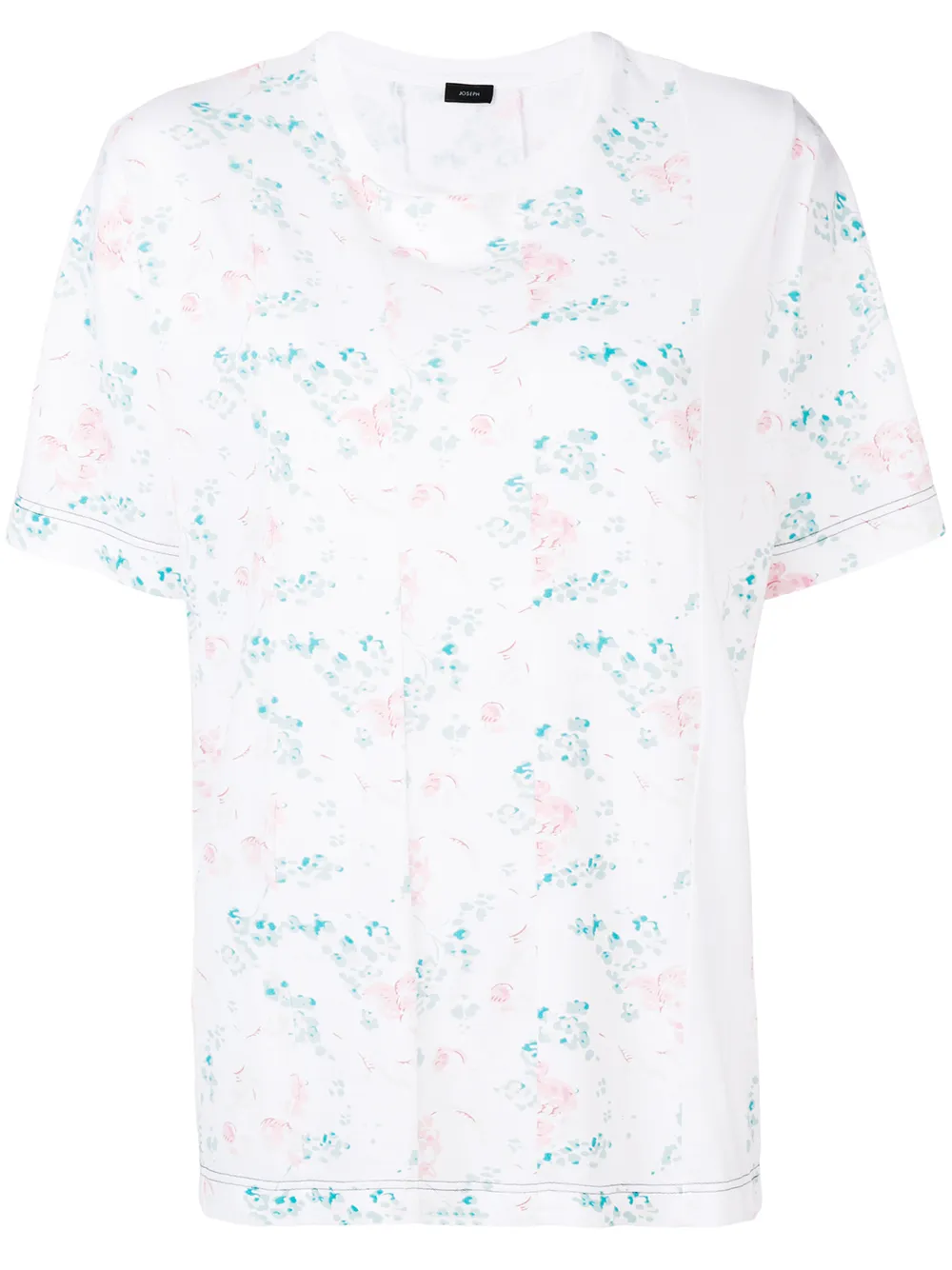 Joseph printed panel short sleeve T-shirt Joseph printed panel short sleeve T-shirt
