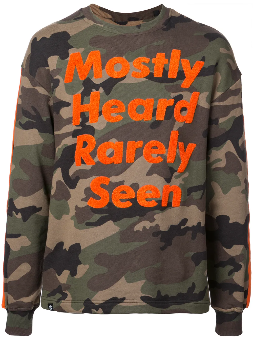 mostly heard rarely seen camouflage print sweatshirt - 绿色