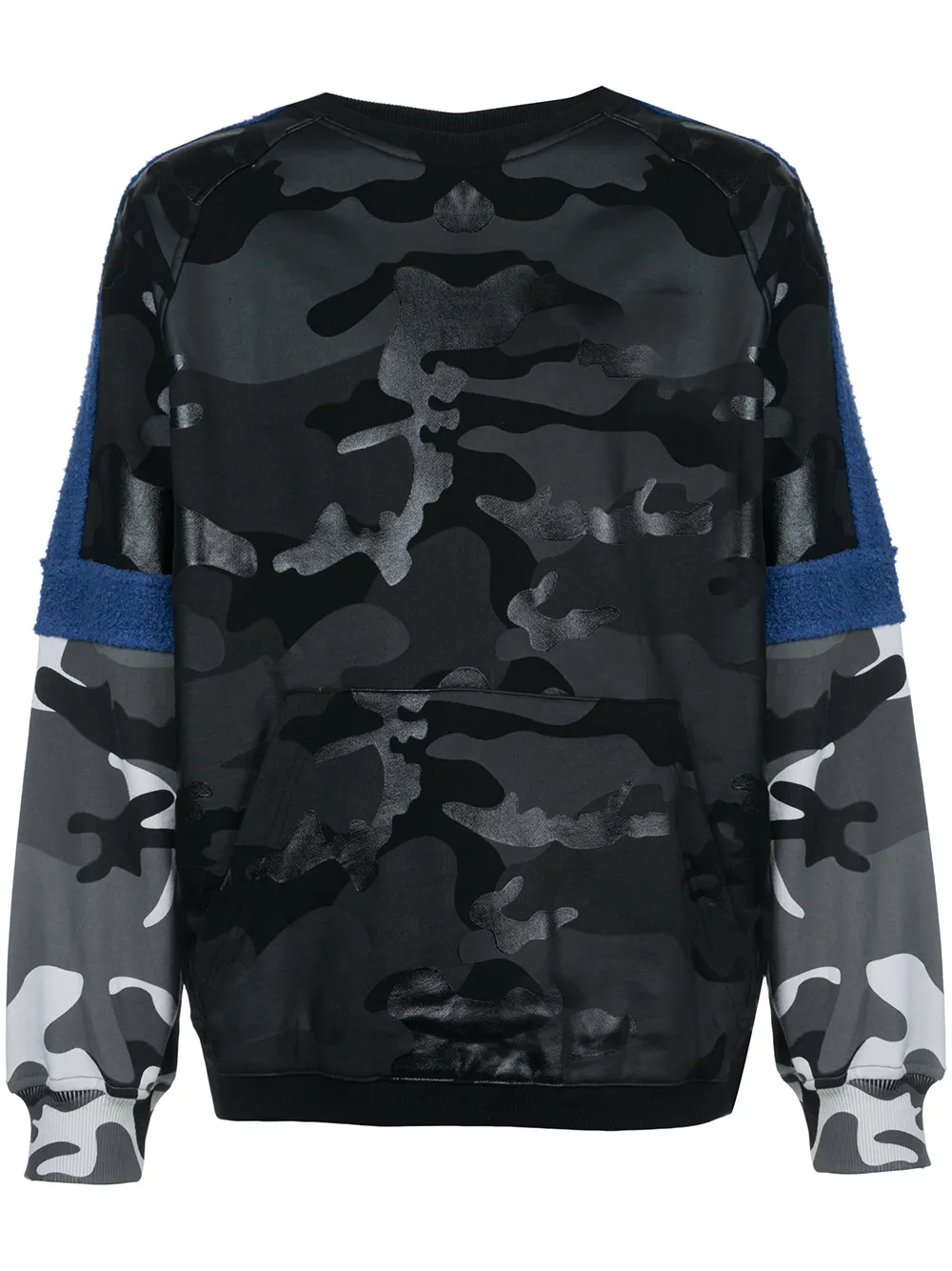 

Mostly Heard Rarely Seen mixed camouflage sweatshirt - Gris