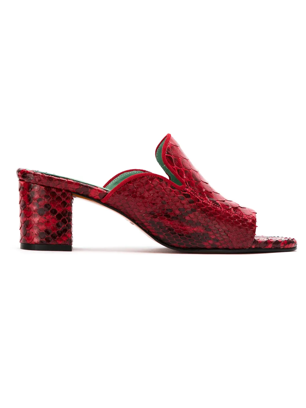 Blue Bird Shoes Python Skin Mules - Tendenza classica, vale la pena avere Blue Bird Shoes Python Skin Mules - Tendenza classica, vale la pena avere