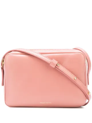 Mansur Gavriel Leather two-zip crossbody-bag - Farfetch