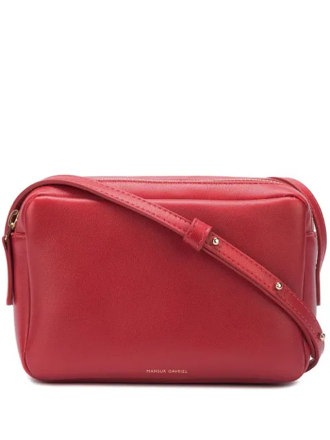 mansur gavriel double zip crossbody bolsa