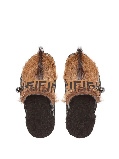 fendi fur mules