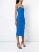 Haney side slit fitted dress