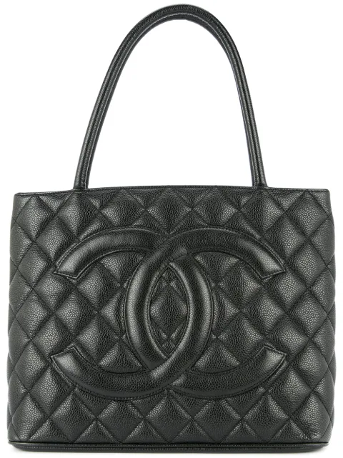 Chanel Pre Owned Diamond Quilt Tote Bag Farfetch
