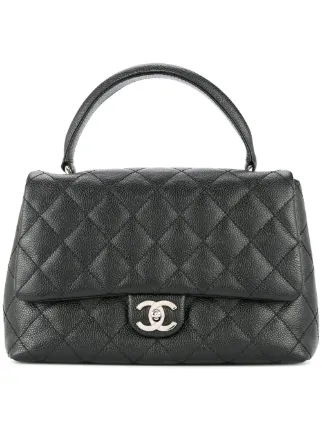 Chanel Vintage Diamond Quilted Tote Bag Farfetch Chanel Vintage Diamond Quilted Tote Bag