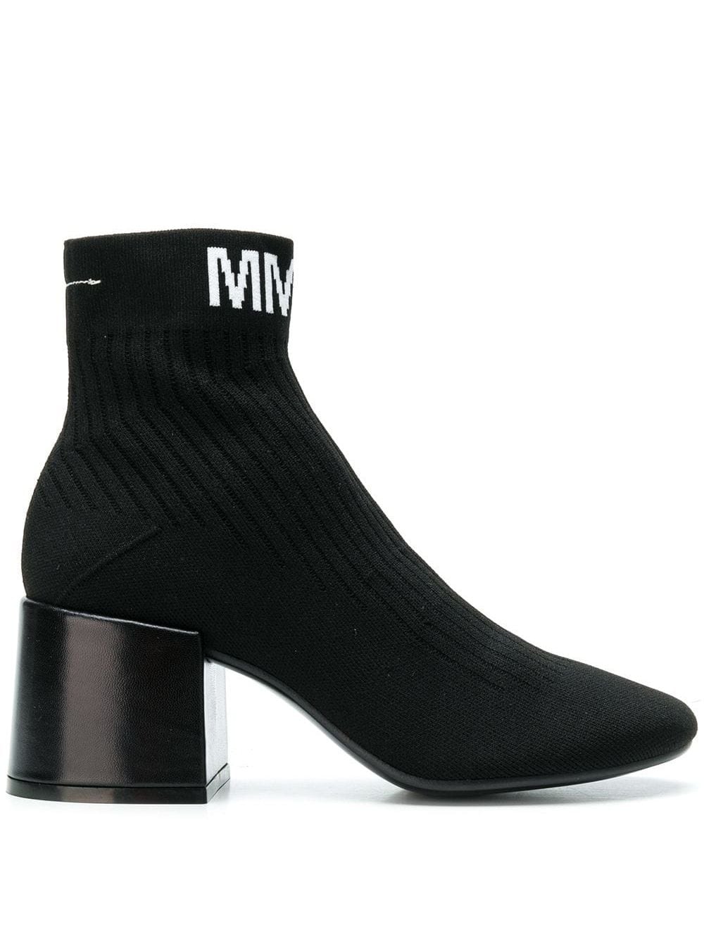 日本で買MM6 Maison Margiela ロゴソックスブーツ 靴