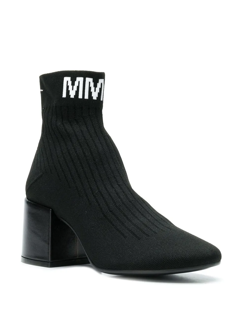 MM6 Maison Margiela ロゴ ソックスブーツ - Farfetch