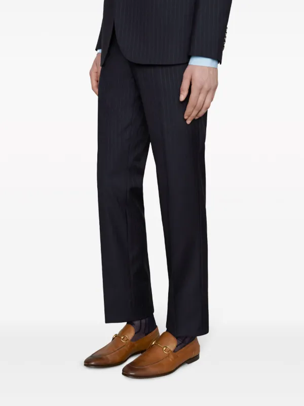 Gucci Jordaan Leather Loafers Farfetch