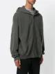 Yeezy oversized zip front hoodie