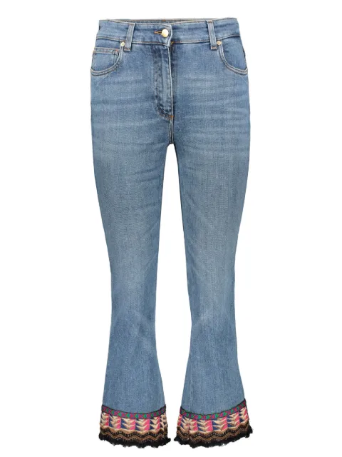 ETRO embroidered-detail jeans