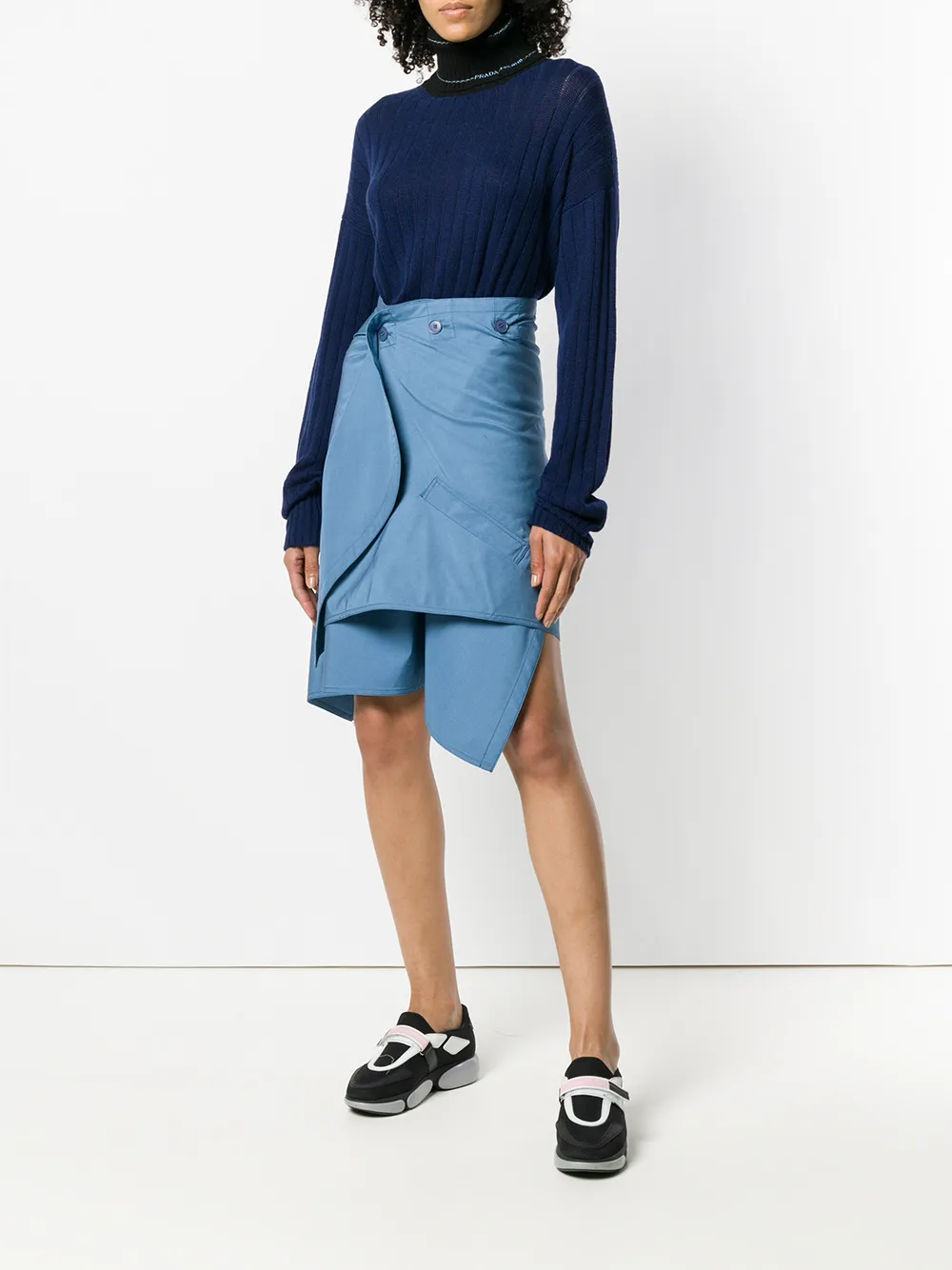 Prada logo turtleneck jumper | Knitted Sweaters | Image 2