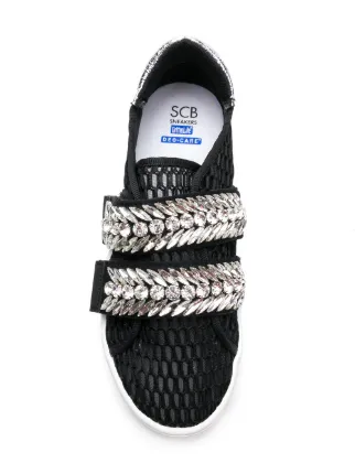 Jewel ornament mesh sneakers展示图