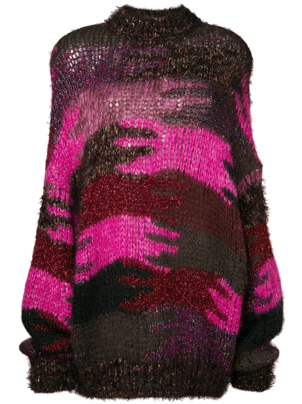 saint laurent pink sweater