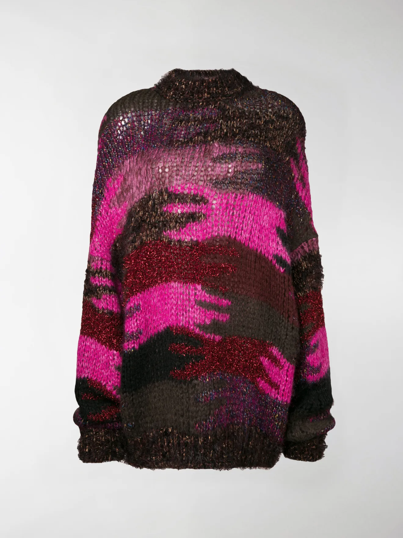 Saint Laurent camouflage jacquard knit 