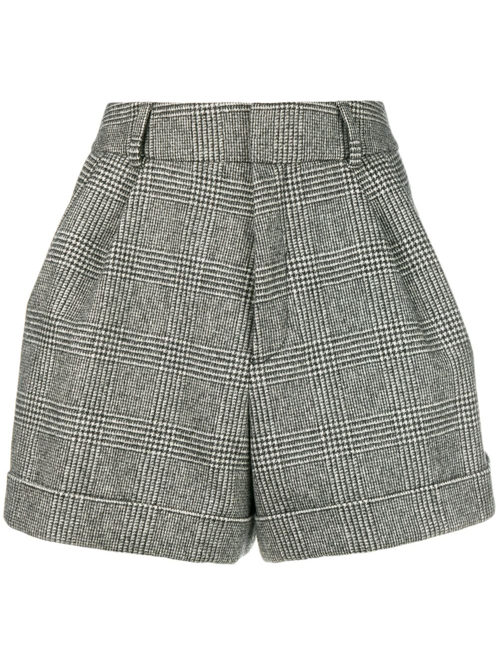 фото Saint Laurent micro houndstooth shorts