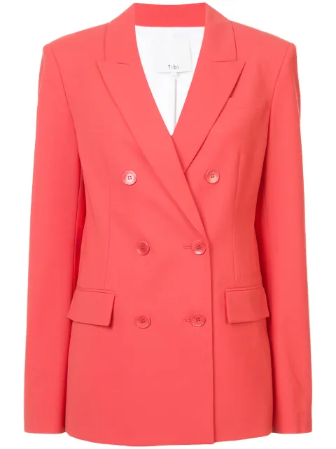 tibi red blazer