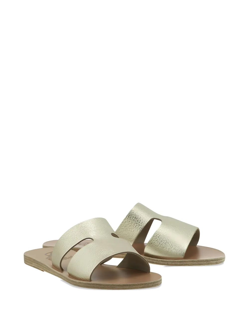  Ancient Greek Sandals 'apteros' Metallic Pantoletten   Gold 