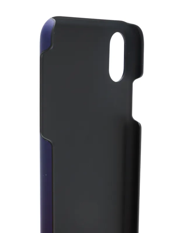 Off-White Logo iPhone X Case | Blue | FARFETCH