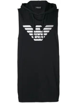 Armani 2025 sleeveless hoodie