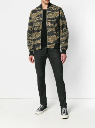 camouflage print bomber jacket展示图