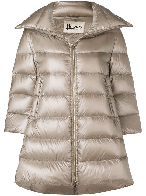 Herno padded zipped coat