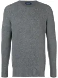 Drumohr crew neck brushed sweater - Grey