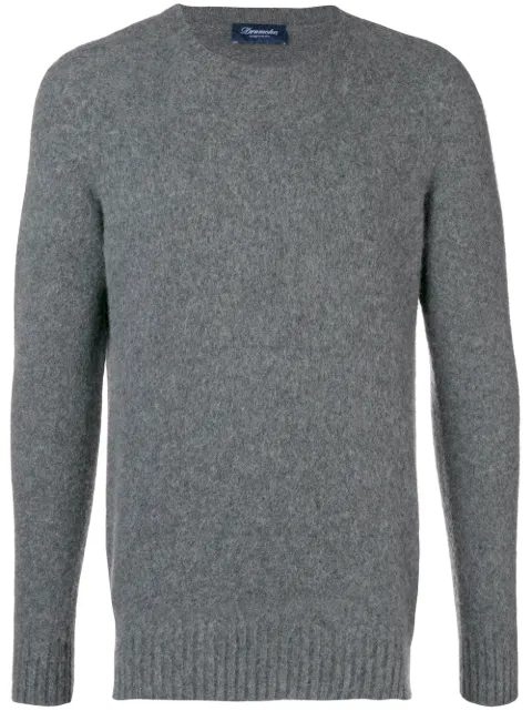 Drumohr crew neck brushed sweater