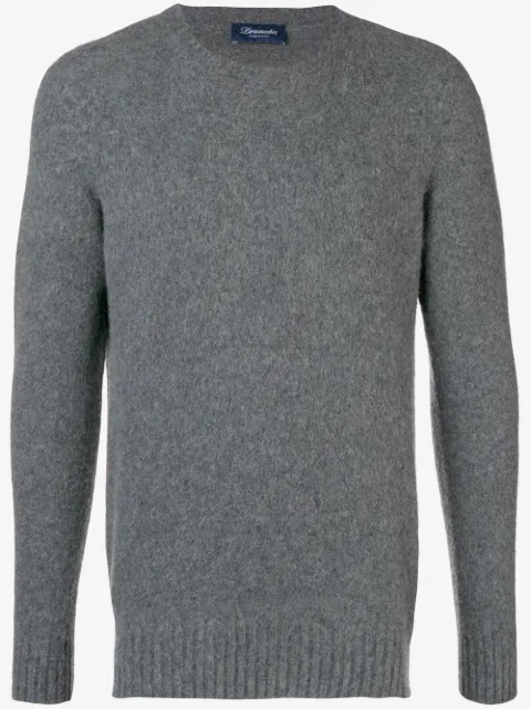 Drumohr crew neck brushed sweater