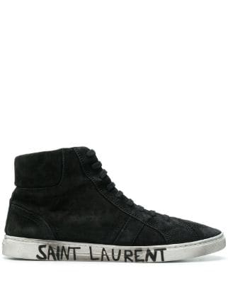 Saint Laurent Joe mid-top Sneakers - Farfetch