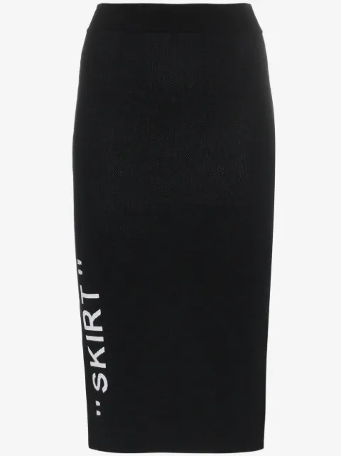 Off-White high-waisted pencil skirt