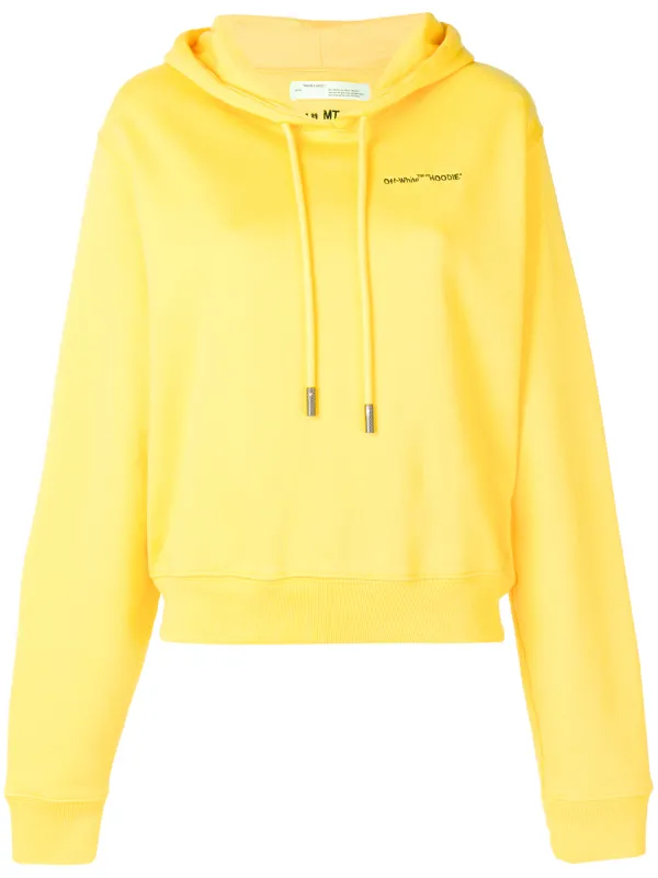 white and yellow hoodie