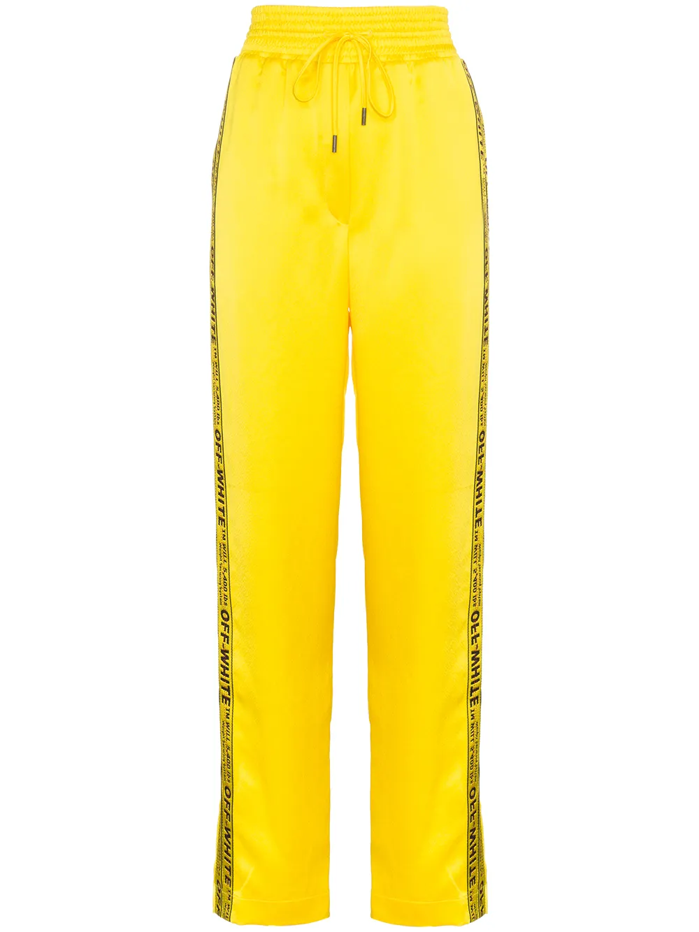 Off-White Jogginghose mit Logo - Gelb