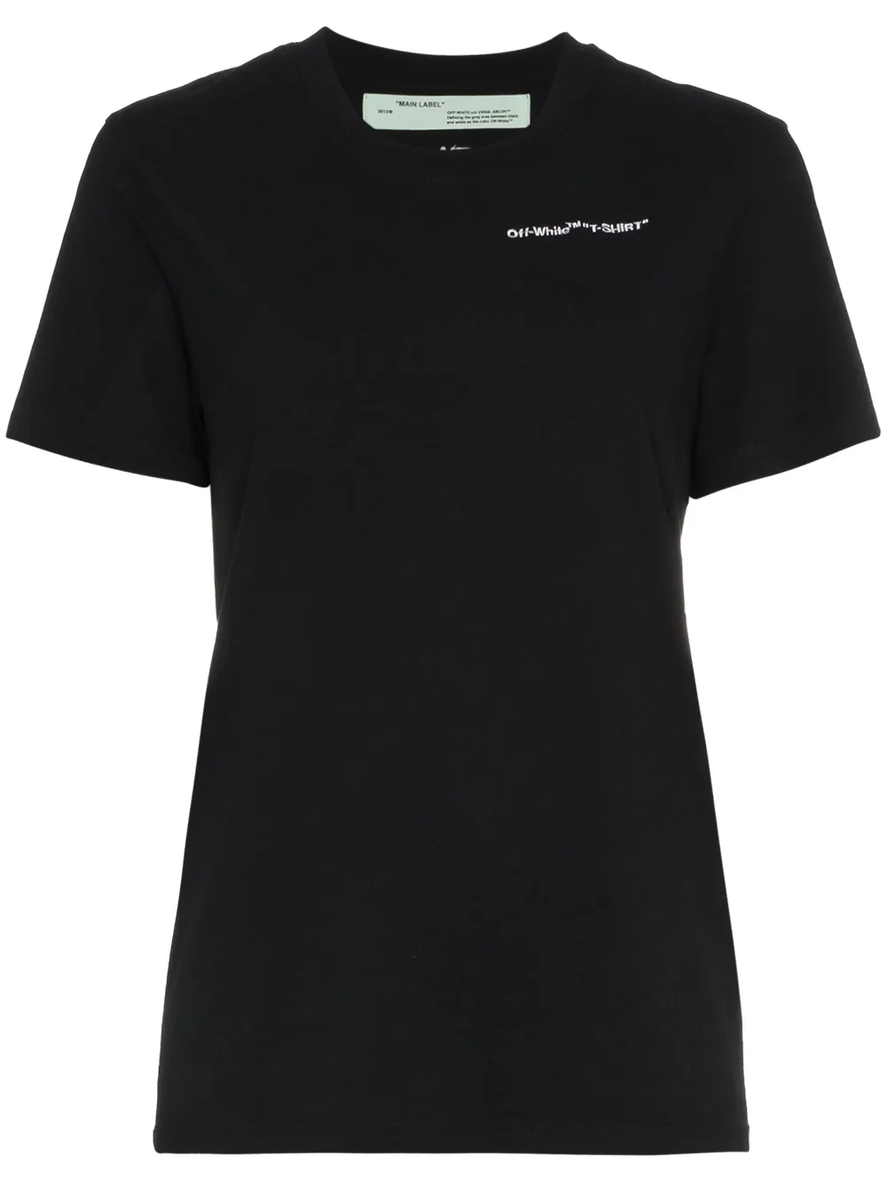 Off-White Hemd mit Logo-Stickerei - Schwarz